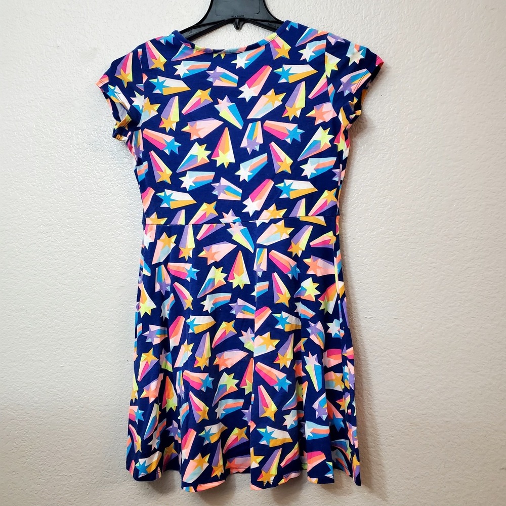 Cat & Jack Girls Geometric Multi-Colored Starburst Dress Size‎ XL 14/16 - Picture 4 of 5